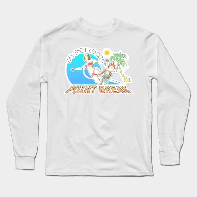 Action - Point Break Long Sleeve T-Shirt by Andrea Matarazzo